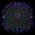Embroidered Purple Demon Cap — Organic Baseball Hat