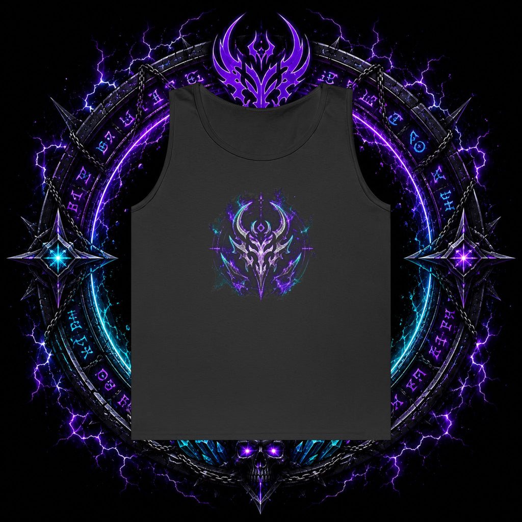 Boss Fight Tank Top — Retro Neon Gaming Monster Graphic