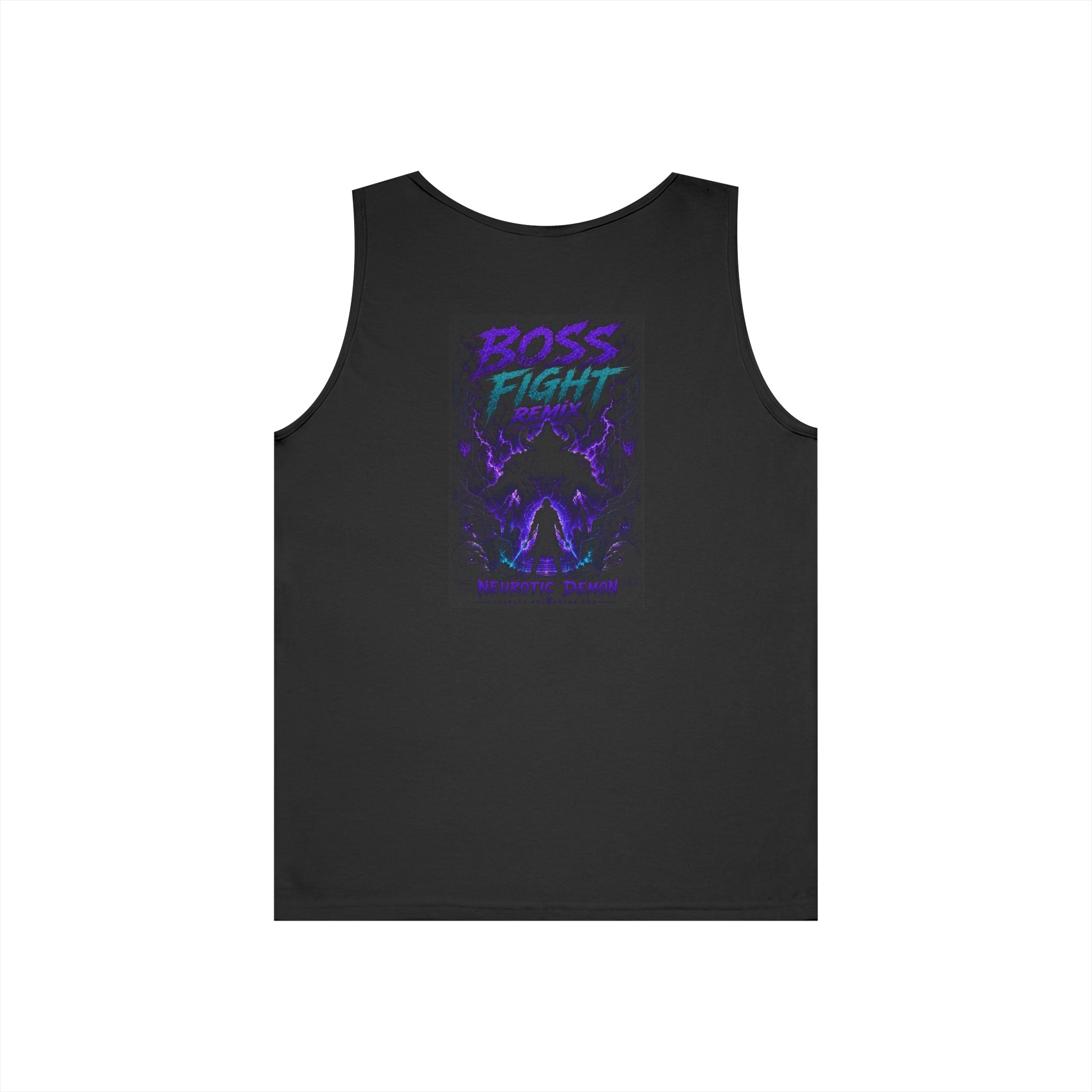 Boss Fight Tank Top — Retro Neon Gaming Monster Graphic