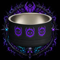 Gothic Purple Demon Pet Bowl — 18oz Stainless Steel Dog & Cat Bowl